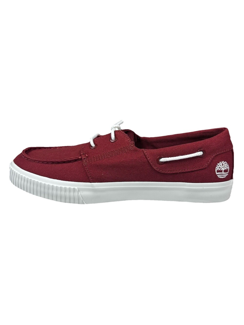 Timberland Mylo Bay Lace Up Shoes Red Casual Canvas Men's Size 10.5 New in Box